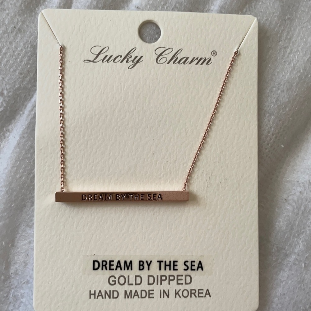 Brand new dainty gold necklace